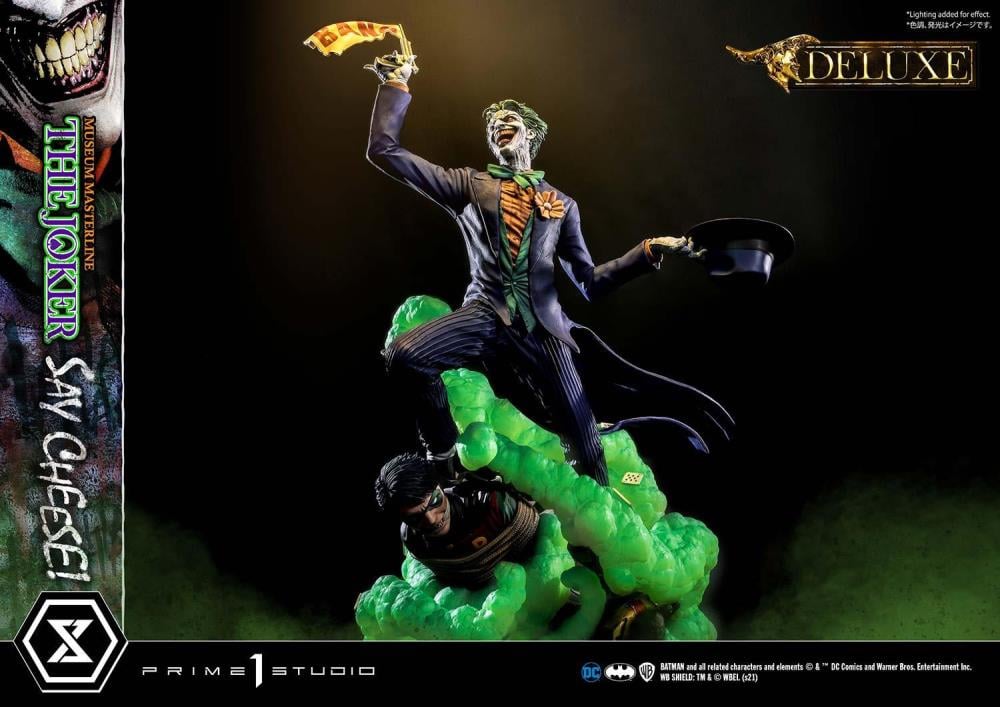 DC Comics Museum Masterline The Joker (Say Cheese) Deluxe 1/3 Scale Statue Gallery Image 37