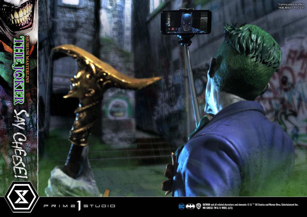 DC Comics Museum Masterline The Joker (Say Cheese) Deluxe 1/3 Scale Statue (With Bonus) Gallery Image 33