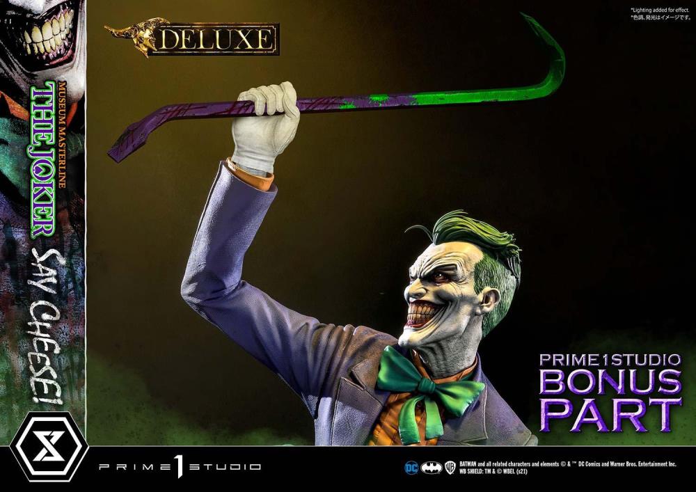 DC Comics Museum Masterline The Joker (Say Cheese) Deluxe 1/3 Scale Statue (With Bonus) Gallery Image 45