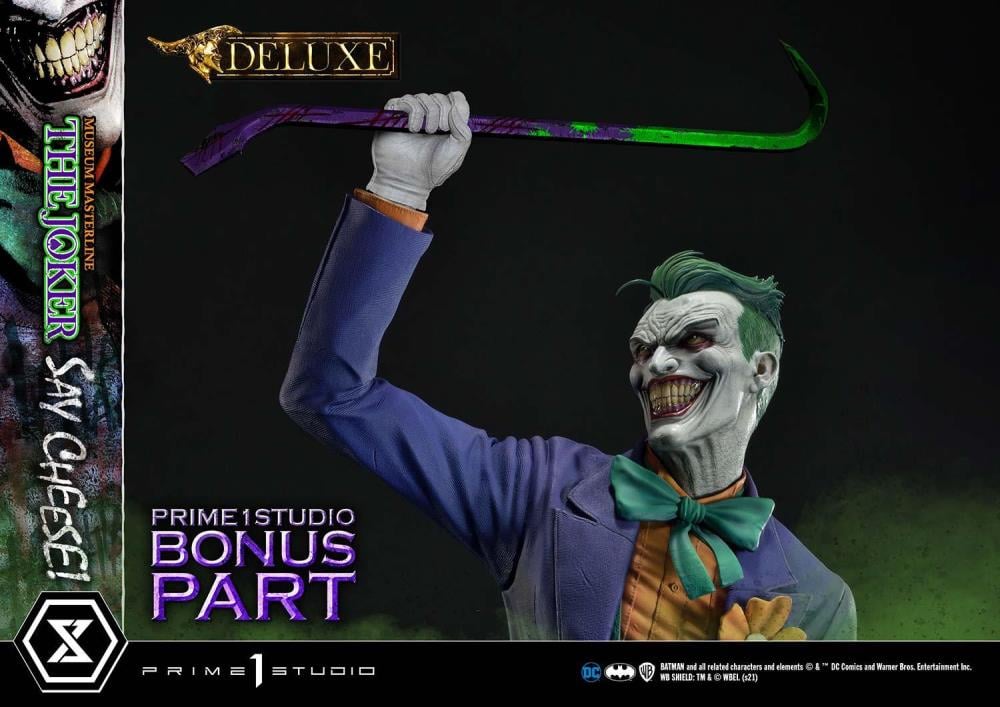 DC Comics Museum Masterline The Joker (Say Cheese) Deluxe 1/3 Scale Statue (With Bonus) Gallery Image 57