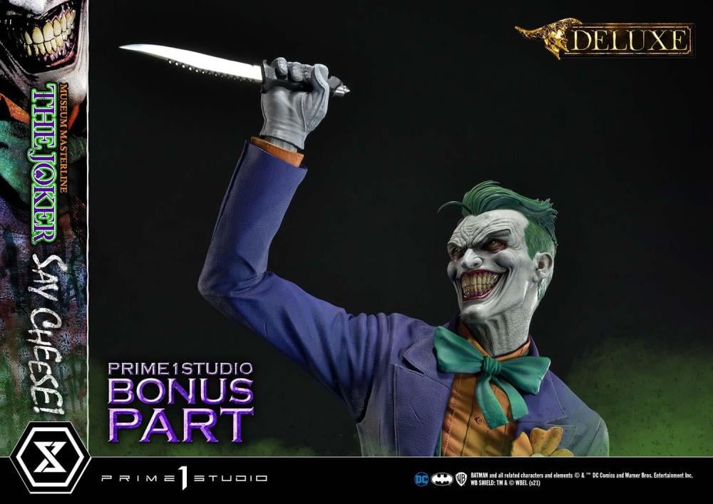 DC Comics Museum Masterline The Joker (Say Cheese) Deluxe 1/3 Scale Statue (With Bonus) Gallery Image 58