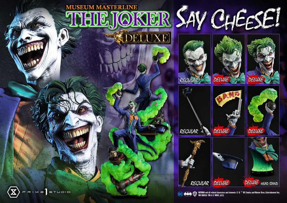 DC Comics Museum Masterline The Joker (Say Cheese) Deluxe 1/3 Scale Statue (With Bonus) Gallery Image 5
