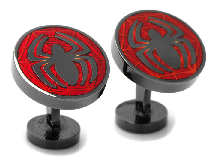 Marvel Spider-Man Spider Cufflinks Gallery Image 1