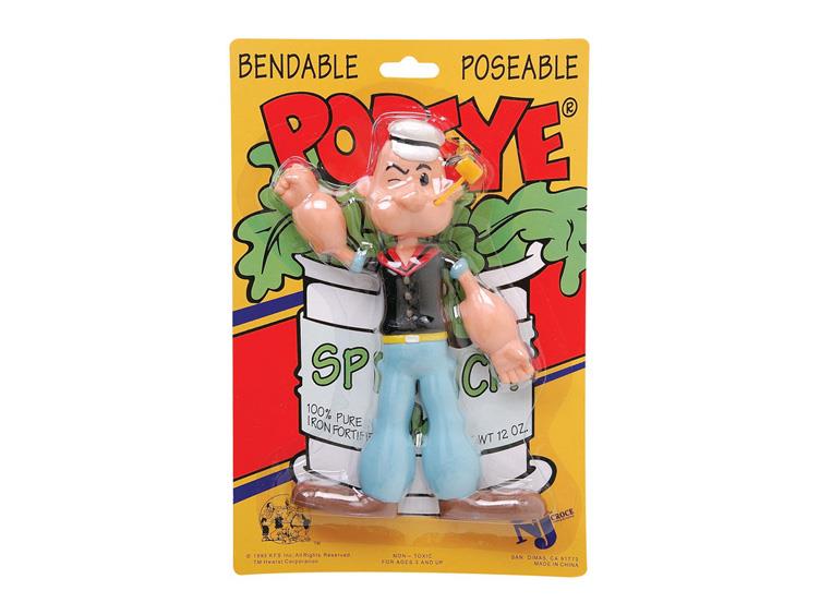 Popeye 6.50" Bendable Figure - Popeye Gallery Image 1