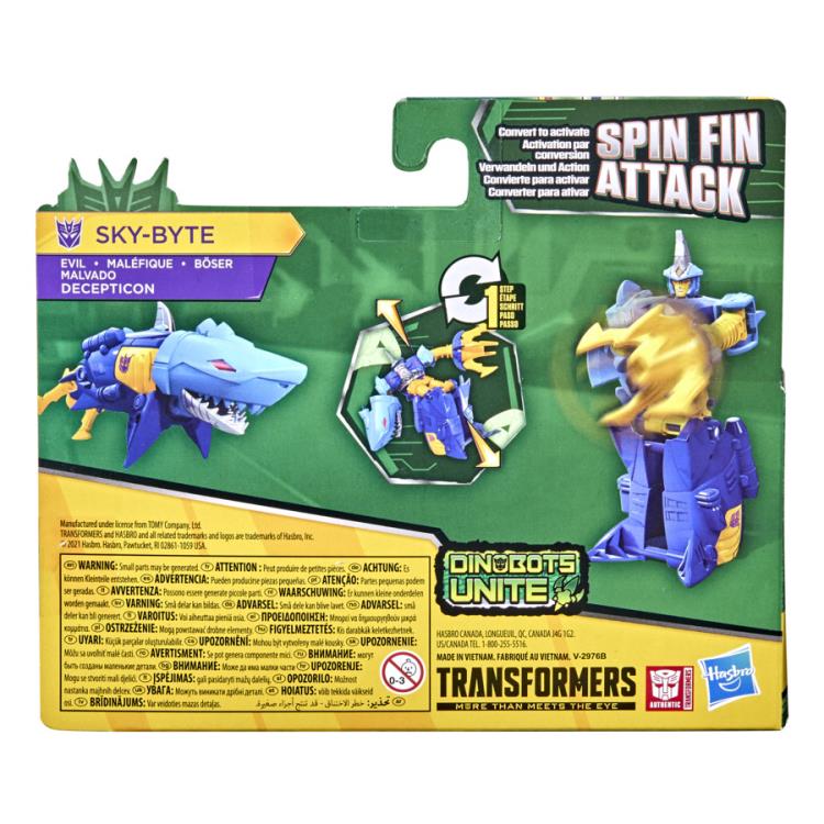 Transformers: Bumblebee Cyberverse Adventures One Step Spin Fin Attack Sky-Byte Gallery Image 5