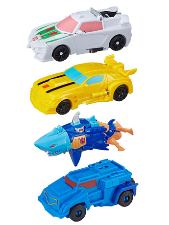 Transformers: Bumblebee Cyberverse Adventures One Step Set of 4 Figures Gallery Image 2