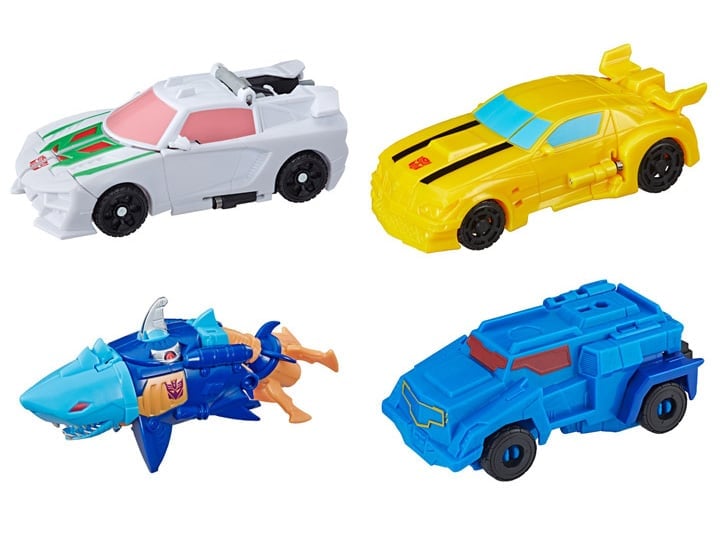 Transformers: Bumblebee Cyberverse Adventures One Step Set of 4 Figures Gallery Image 1