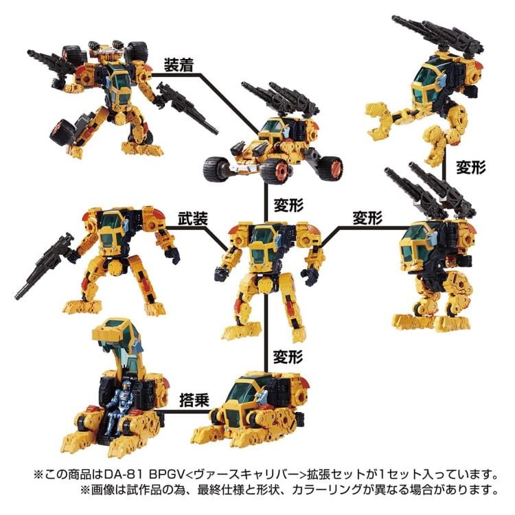 Diaclone Reboot DA-81 Big Powered GV (Verse Caliber Ver.) Exclusive Expansion Set Gallery Image 8