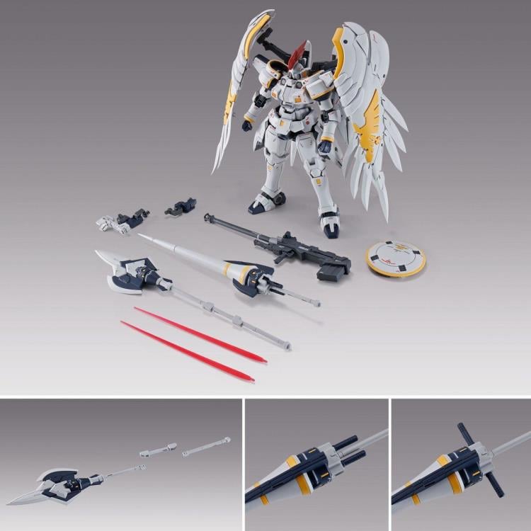 New Mobile Report Gundam Wing Endless Waltz: The Glory of Losers MG Tallgeese OZ-00MS Flugel (EW Ver.) 1/100 Scale Model Kit Gallery Image 11