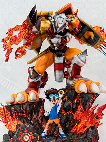 Digimon Adventure: BN Figure Taichi & Wargreymon Limited Edition