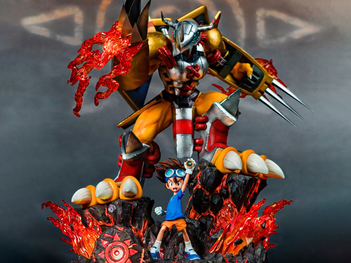 Digimon Adventure: BN Figure Taichi & Wargreymon Limited Edition