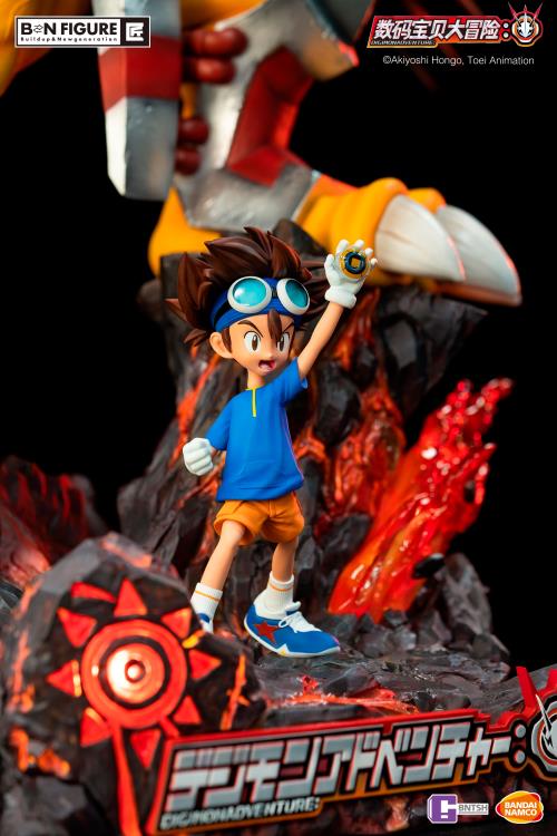 Digimon Adventure: BN Figure Taichi & Wargreymon Limited Edition Statue Gallery Image 14