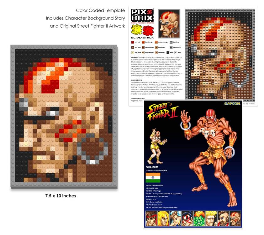 Street Fighter Dhalsim Pix Brix Kit Gallery Image 3