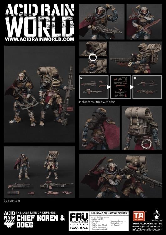 Acid Rain FAV-A54 Chief Koren & Doeg Action Figure Set Gallery Image 3