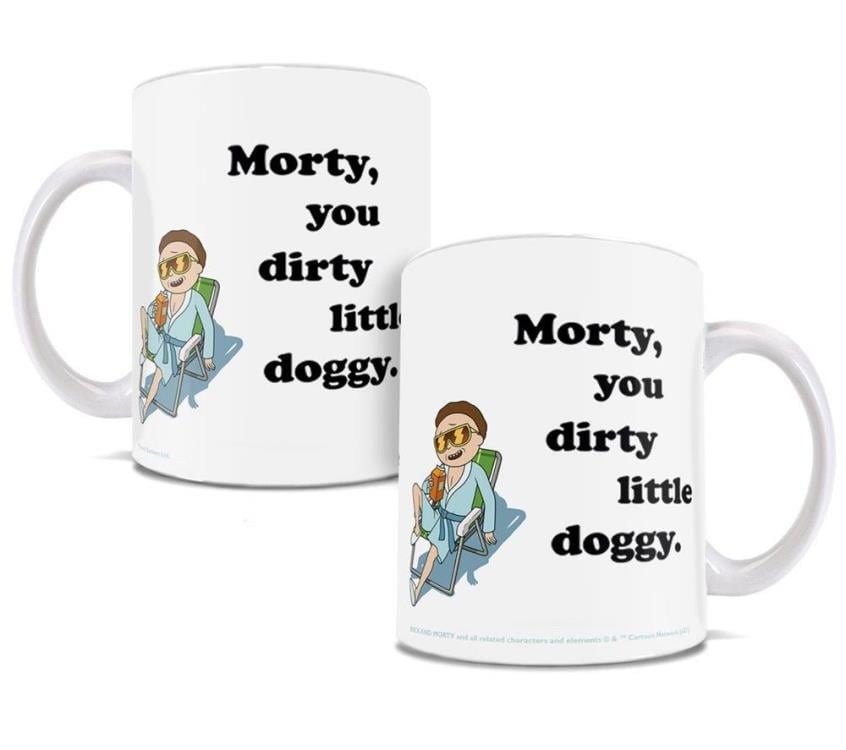 Rick and Morty Dirty Little Doggy Ceramic Mug Gallery Image 3