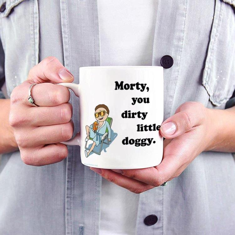 Rick and Morty Dirty Little Doggy Ceramic Mug Gallery Image 4