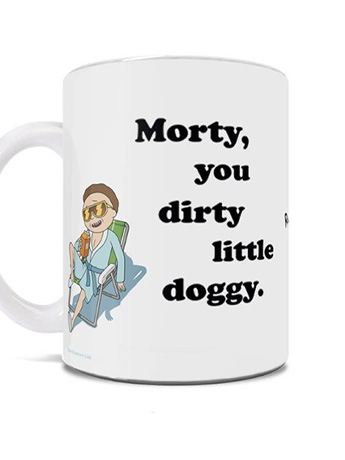 Rick and Morty Dirty Little Doggy Ceramic Mug Gallery Image 2