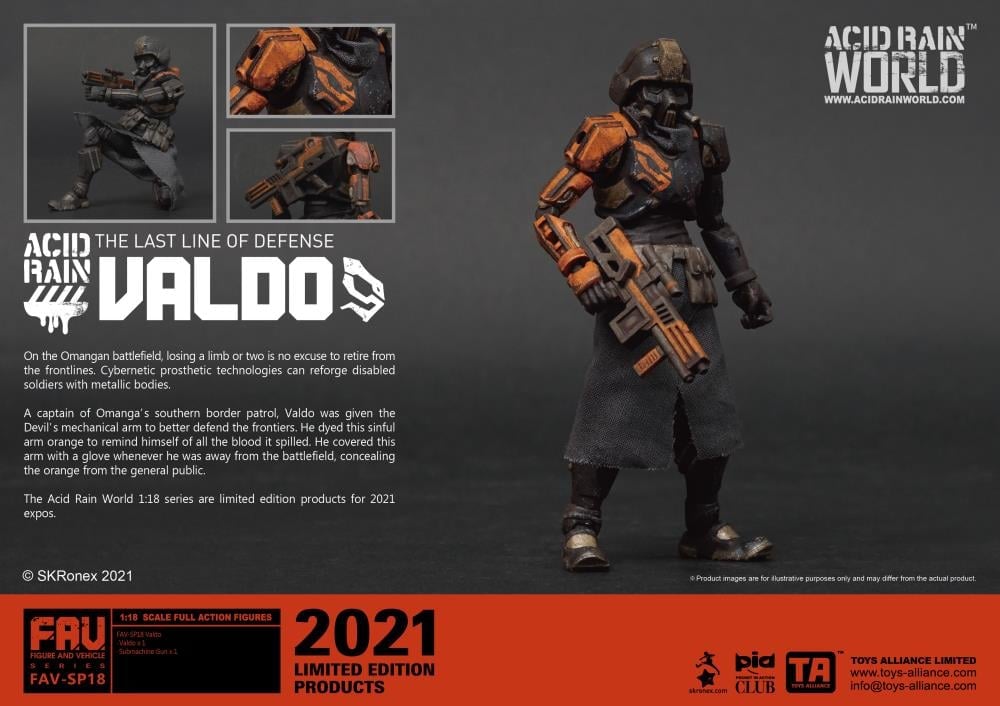 Acid Rain FAV-SP18 Valdo Exclusive Action Figure