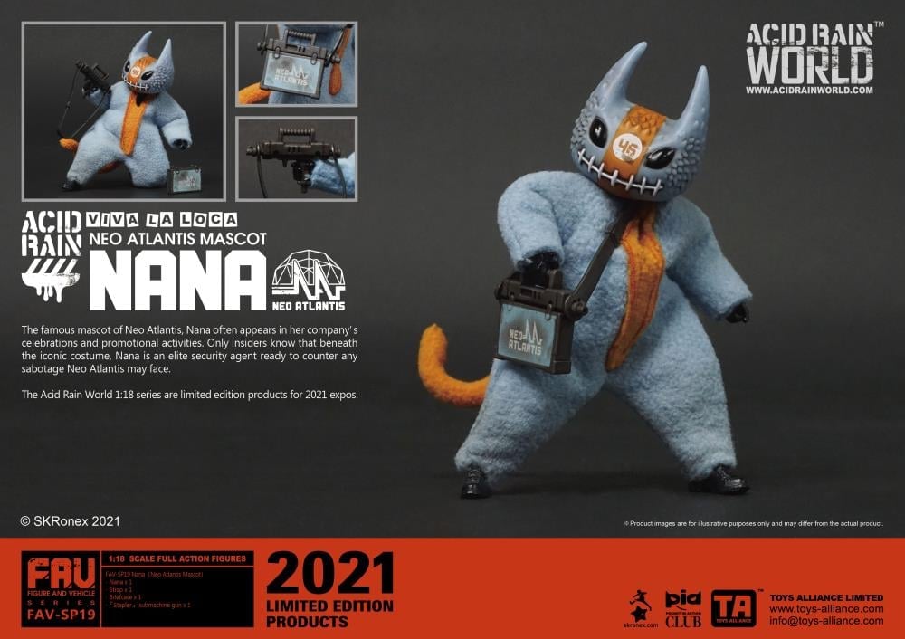 Acid Rain FAV-SP-19 Neo Atlantis Mascot Nana Exclusive Action Figure Gallery Image 3