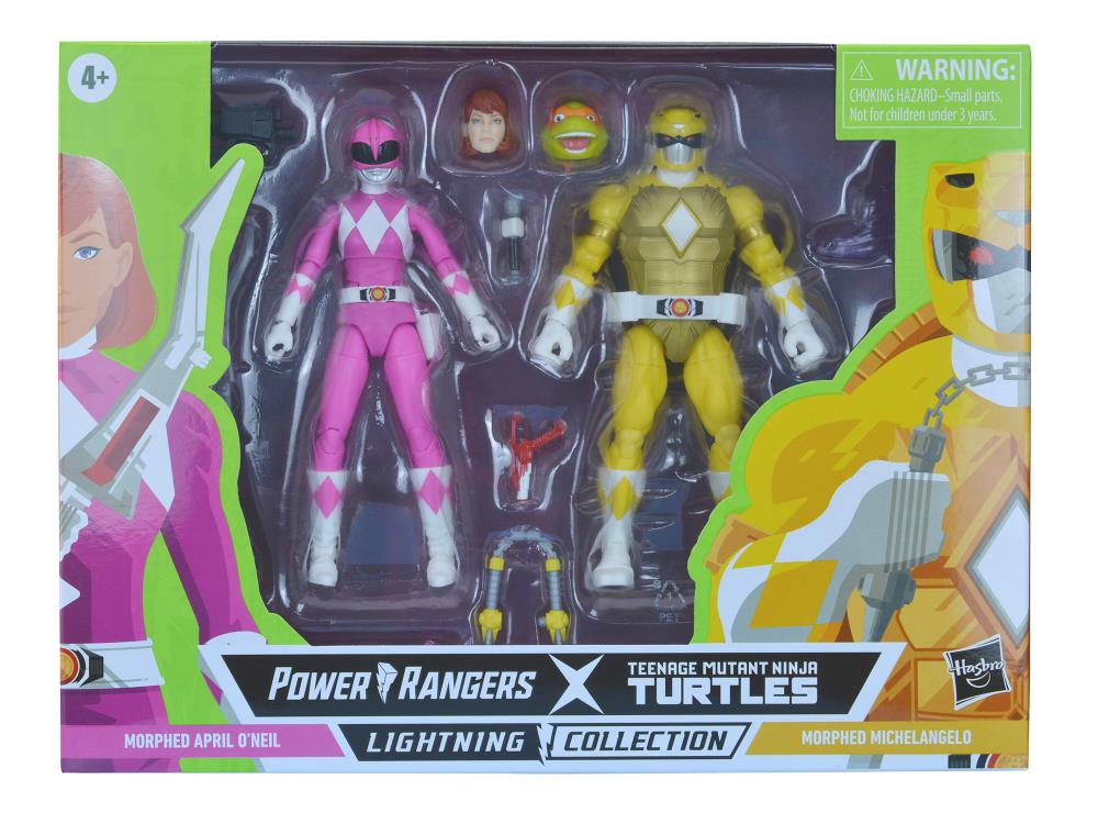 Power Rangers X Teenage Mutant Ninja Turtles Lightning Collection Morphed April O'Neil & Morphed Michelangelo Gallery Image 9