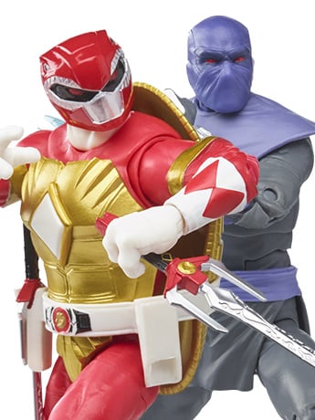 Power Rangers X Teenage Mutant Ninja Turtles Lightning Collection Morphed Raphael & Foot Soldier Tommy Gallery Image 2