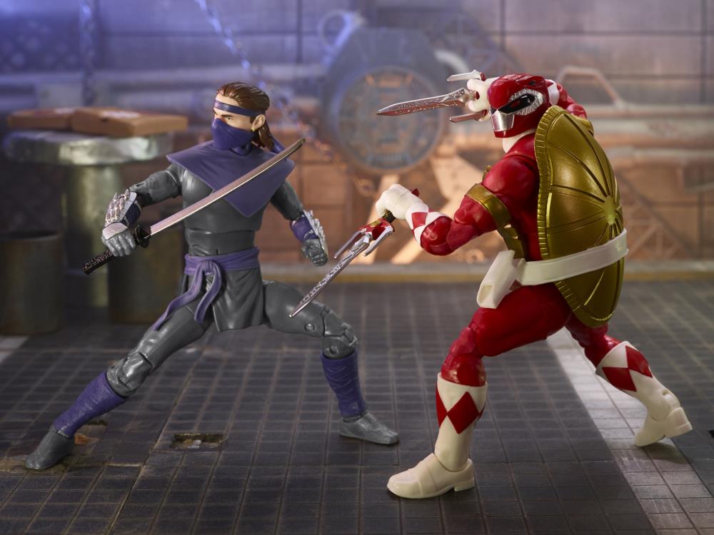 Power Rangers X Teenage Mutant Ninja Turtles Lightning Collection Morphed Raphael & Foot Soldier Tommy Gallery Image 7