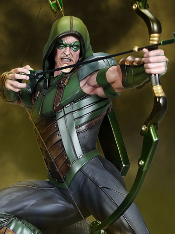 DC Rebirth Premium Collectibles Green Arrow 1/6 Scale Limited Edition Statue Gallery Image 2