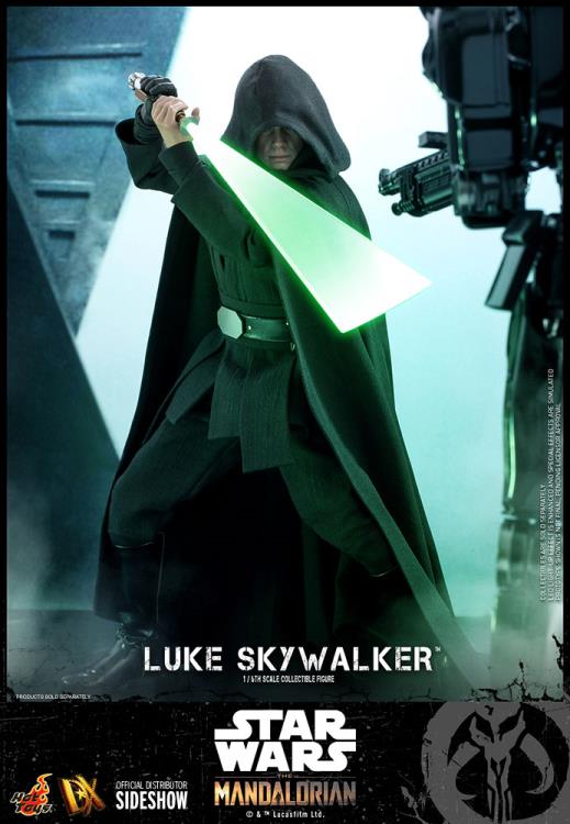 The Mandalorian DX22 Luke Skywalker Jedi Knight with Grogu 1/6th Scale Collectible Figure Set Gallery Image 6