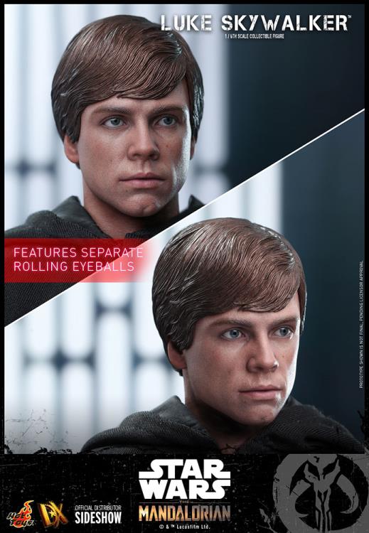 The Mandalorian DX22 Luke Skywalker Jedi Knight with Grogu 1/6th Scale Collectible Figure Set Gallery Image 10