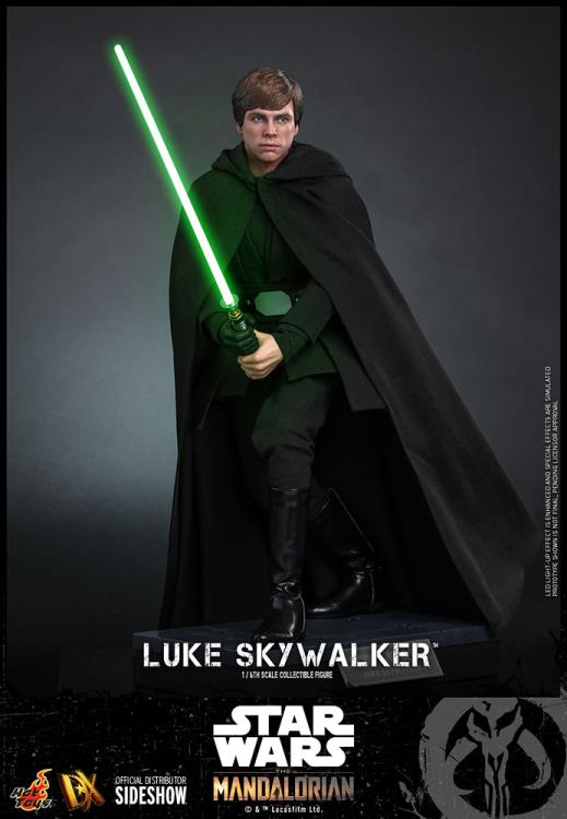 The Mandalorian DX22 Luke Skywalker Jedi Knight with Grogu 1/6th Scale Collectible Figure Set Gallery Image 7