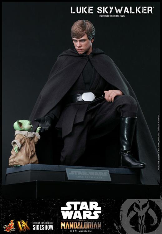 The Mandalorian DX22 Luke Skywalker Jedi Knight with Grogu 1/6th Scale Collectible Figure Set Gallery Image 4