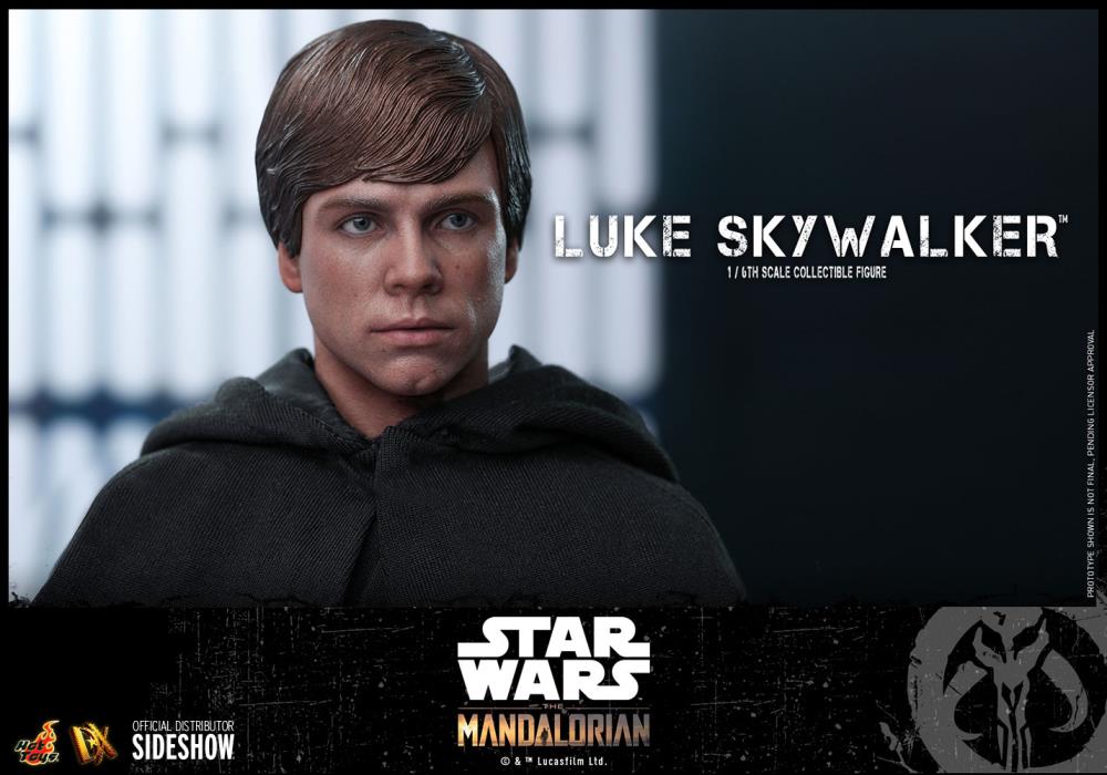The Mandalorian DX22 Luke Skywalker Jedi Knight with Grogu 1/6th Scale Collectible Figure Set Gallery Image 11