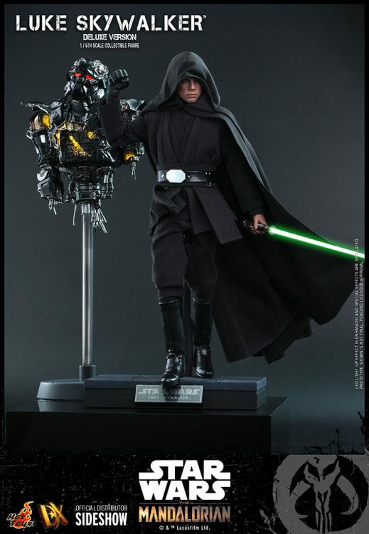 The Mandalorian DX23 Luke Skywalker Jedi Knight with Grogu Deluxe 1/6th Scale Collectible Figure Set Gallery Image 3