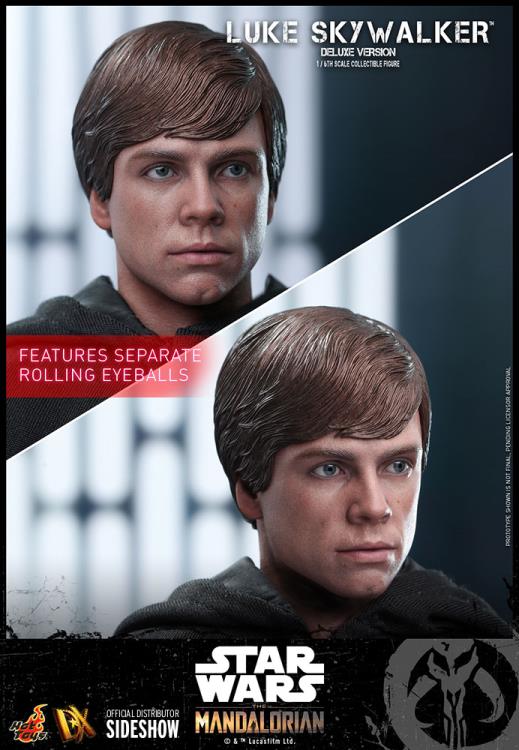 The Mandalorian DX23 Luke Skywalker Jedi Knight with Grogu Deluxe 1/6th Scale Collectible Figure Set Gallery Image 11