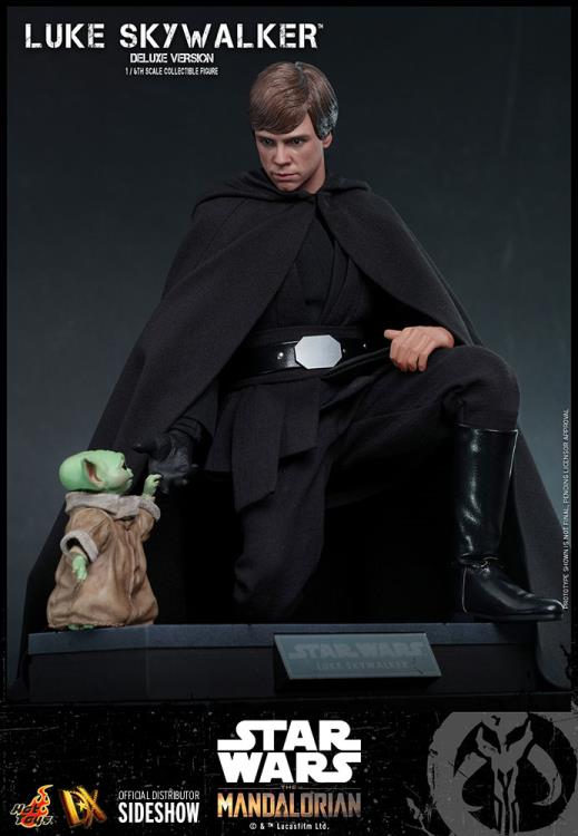 The Mandalorian DX23 Luke Skywalker Jedi Knight with Grogu Deluxe 1/6th Scale Collectible Figure Set Gallery Image 10