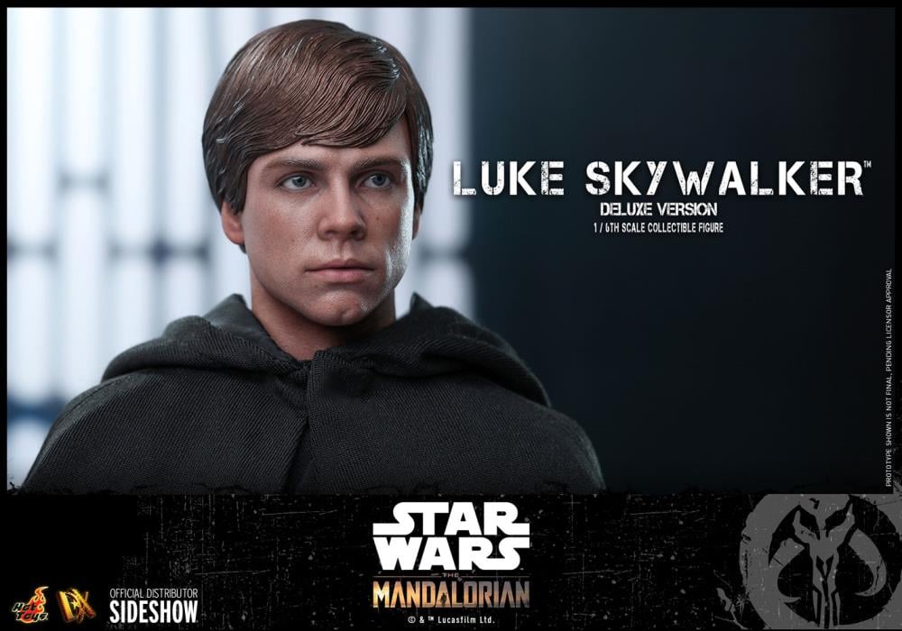 The Mandalorian DX23 Luke Skywalker Jedi Knight with Grogu Deluxe 1/6th Scale Collectible Figure Set Gallery Image 19