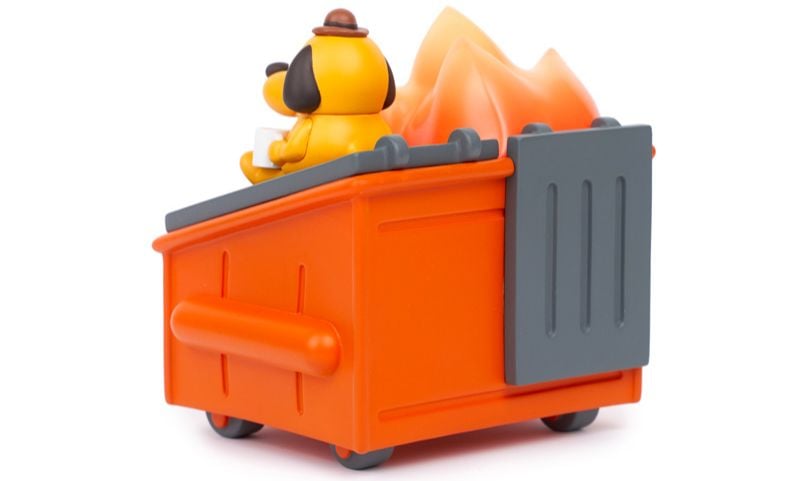 Lil Dumpster Fire This is Fine Vinyl Figure Gallery Image 5