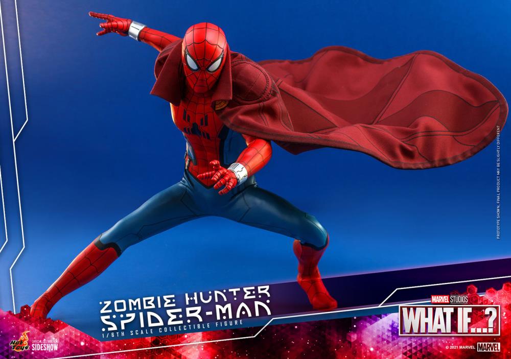 What If...? TMS058 Zombie Hunter Spider-Man 1/6th Scale Collectible Figure Gallery Image 11