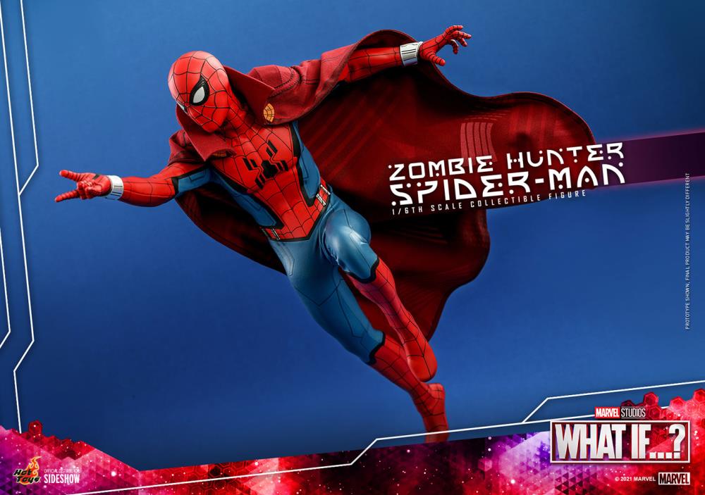 What If...? TMS058 Zombie Hunter Spider-Man 1/6th Scale Collectible Figure Gallery Image 12