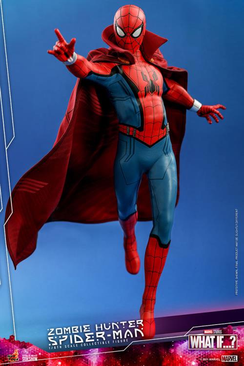 What If...? TMS058 Zombie Hunter Spider-Man 1/6th Scale Collectible Figure Gallery Image 5