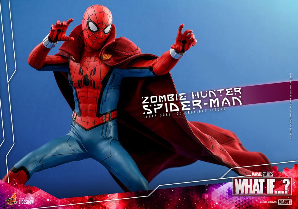 What If...? TMS058 Zombie Hunter Spider-Man 1/6th Scale Collectible Figure Gallery Image 16