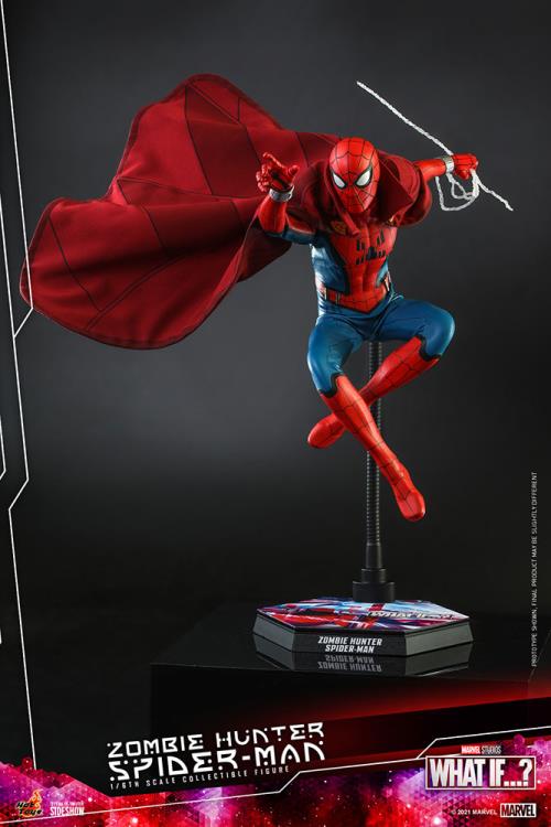 What If...? TMS058 Zombie Hunter Spider-Man 1/6th Scale Collectible Figure Gallery Image 9