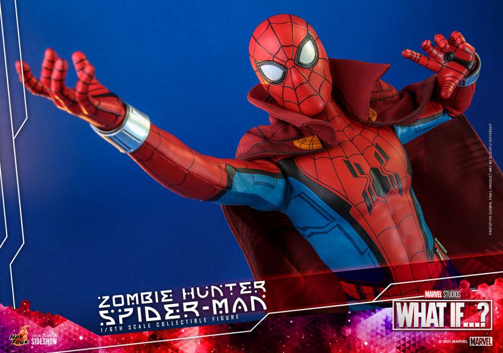 What If...? TMS058 Zombie Hunter Spider-Man 1/6th Scale Collectible Figure Gallery Image 18
