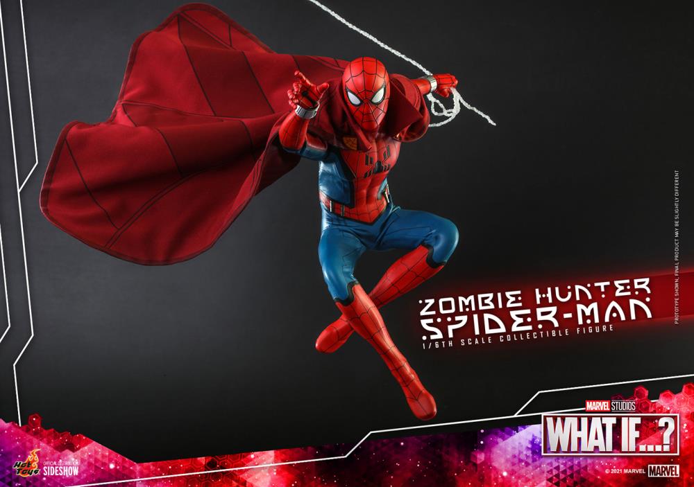 What If...? TMS058 Zombie Hunter Spider-Man 1/6th Scale Collectible Figure Gallery Image 10