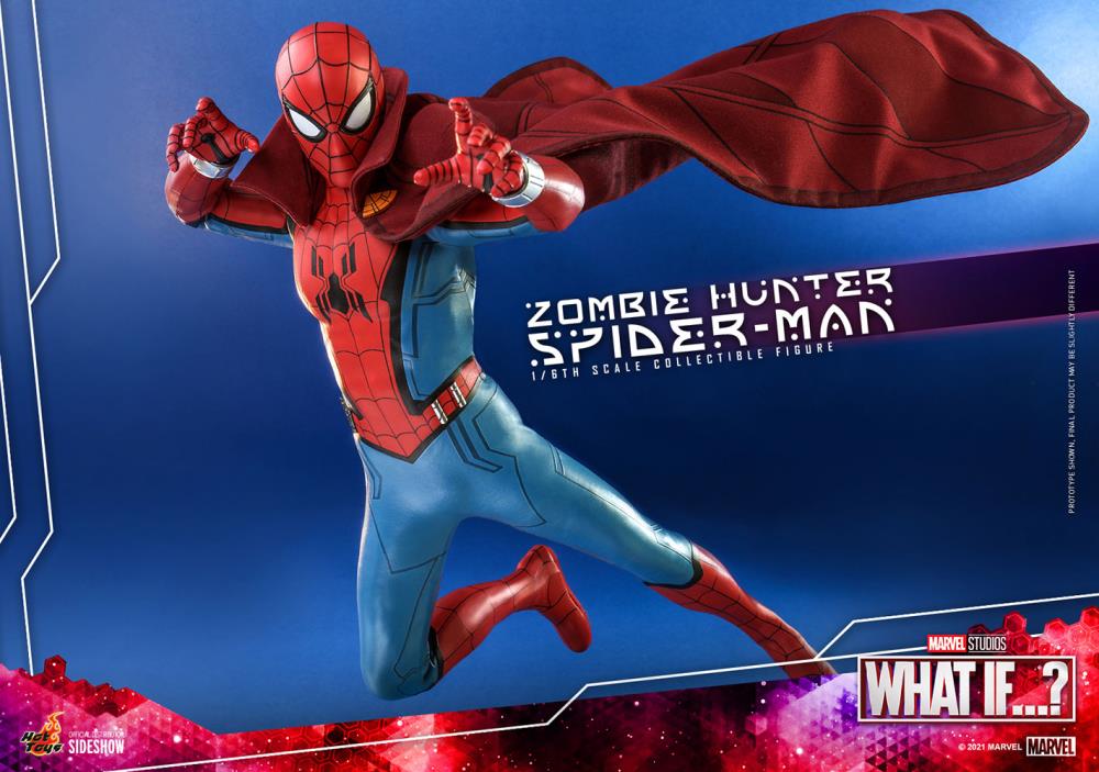 What If...? TMS058 Zombie Hunter Spider-Man 1/6th Scale Collectible Figure Gallery Image 13