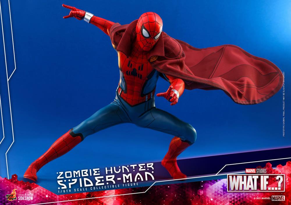 What If...? TMS058 Zombie Hunter Spider-Man 1/6th Scale Collectible Figure Gallery Image 15