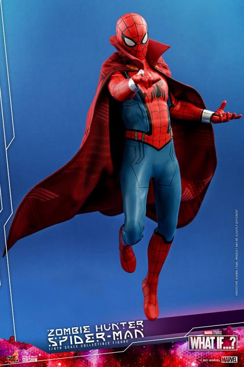 What If...? TMS058 Zombie Hunter Spider-Man 1/6th Scale Collectible Figure Gallery Image 6