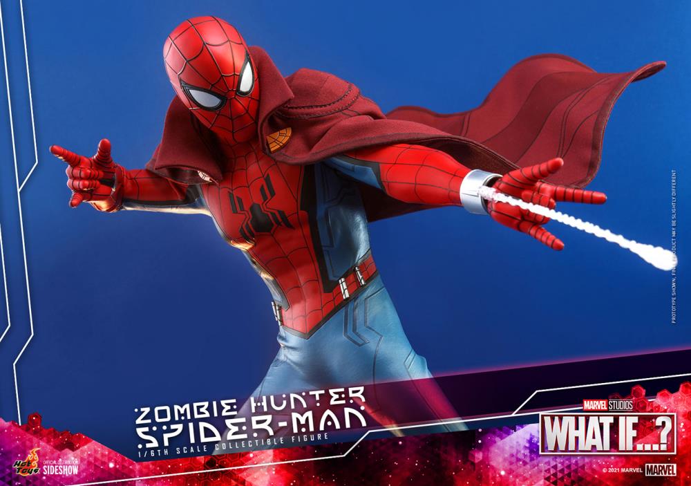 What If...? TMS058 Zombie Hunter Spider-Man 1/6th Scale Collectible Figure Gallery Image 17