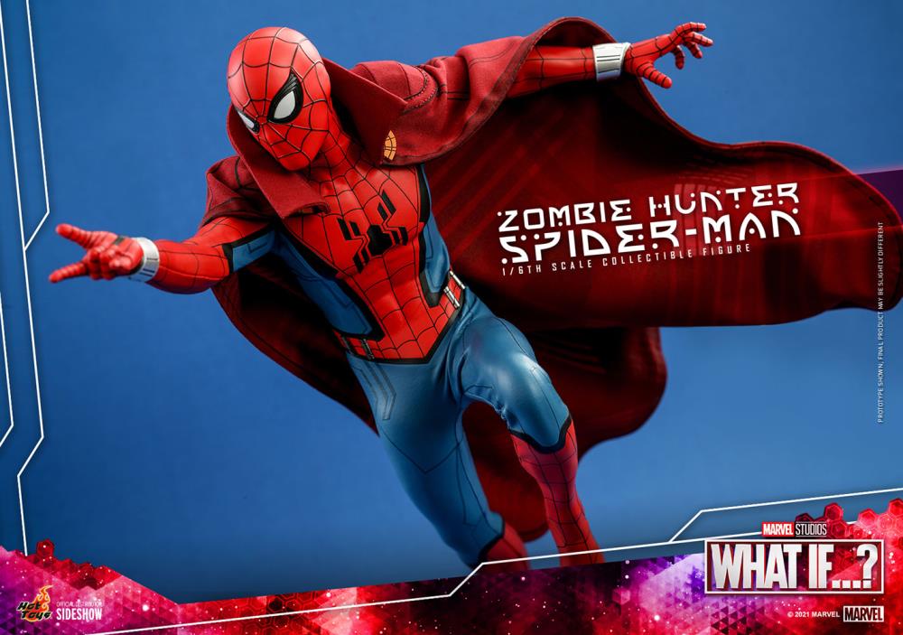 What If...? TMS058 Zombie Hunter Spider-Man 1/6th Scale Collectible Figure Gallery Image 14