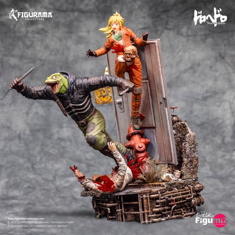 Dorohedoro Elite FigumiZ Caiman & Nikaido 1/8 Scale Limited Edition Statue Gallery Image 8
